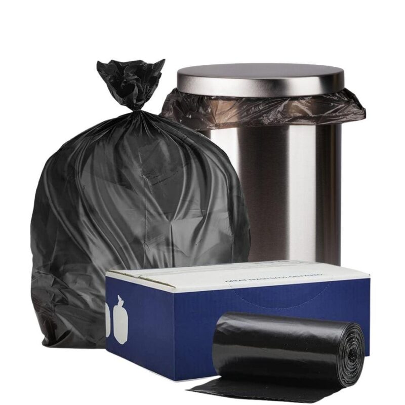 Plasticplace 12-16 Gallon Trash Bags on Rolls, 0.8 Mil (500 Count)