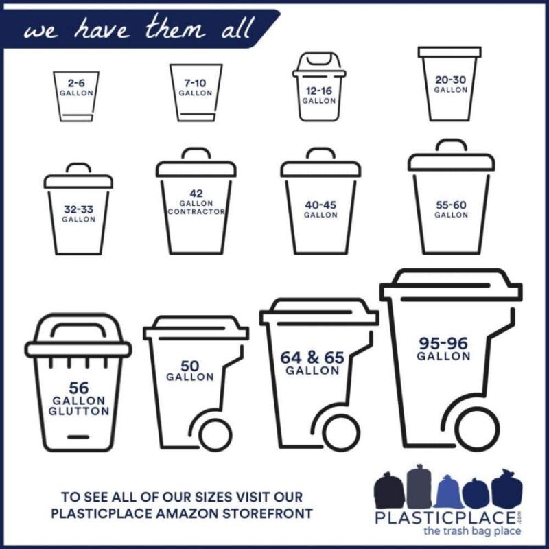 Plasticplace 13 Gallon Drawstring Kitchen Trash Bags | 0.9 Mil Thick | Leak-Proof and Durable | 200 Count, Clear - Image 7