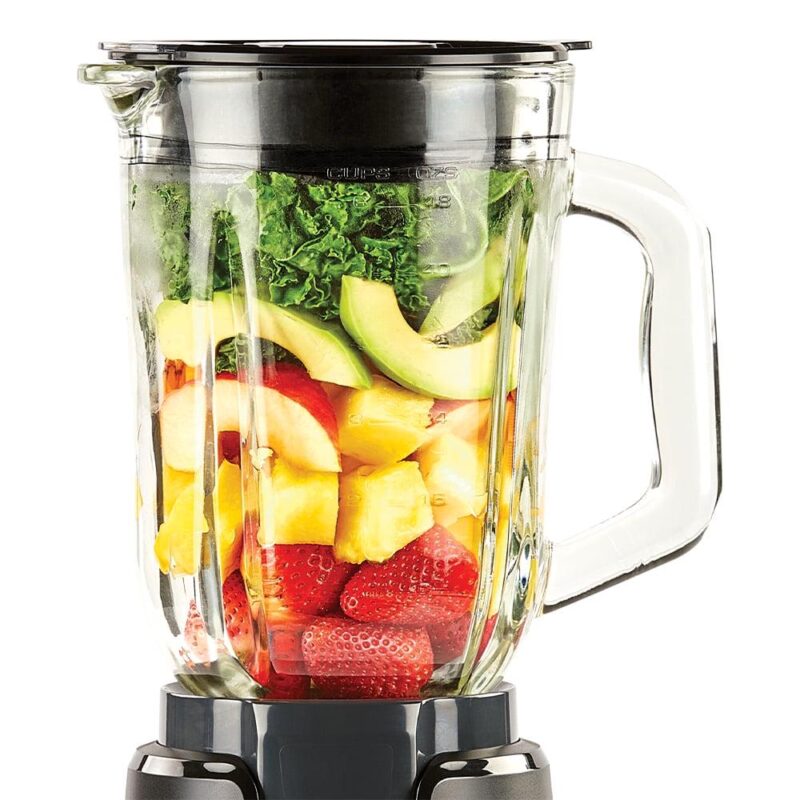 PowerXLa c Boost Blender Plusa c 4 Speed, 800 Watts, 48-oz Glass Jar, Black - Image 3
