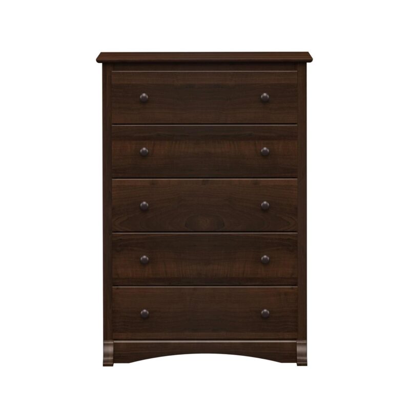 Prepac Fremont Espresso 5-Drawer Chest Dresser for Bedroom for Kids and Adults, 17.75 Dx31.5 Wx44.75 H - Image 2