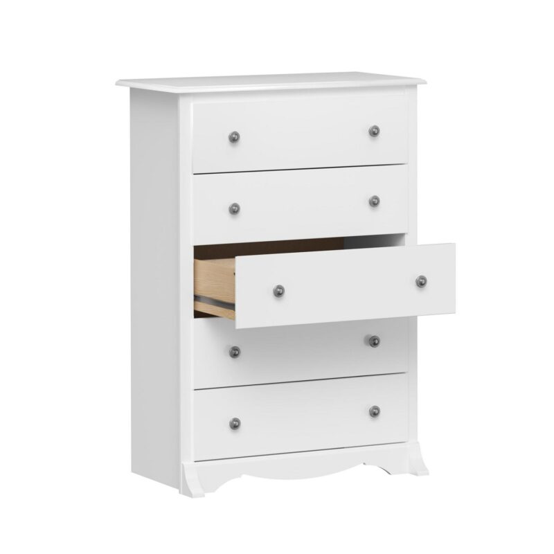 Prepac Sonoma Superior 5-Drawer Chest for Bedroom - Spacious and Stylish Chest of Drawers, Measuring 17.75 D x 31.5 W x 44.75 H, In White Finish - Image 11