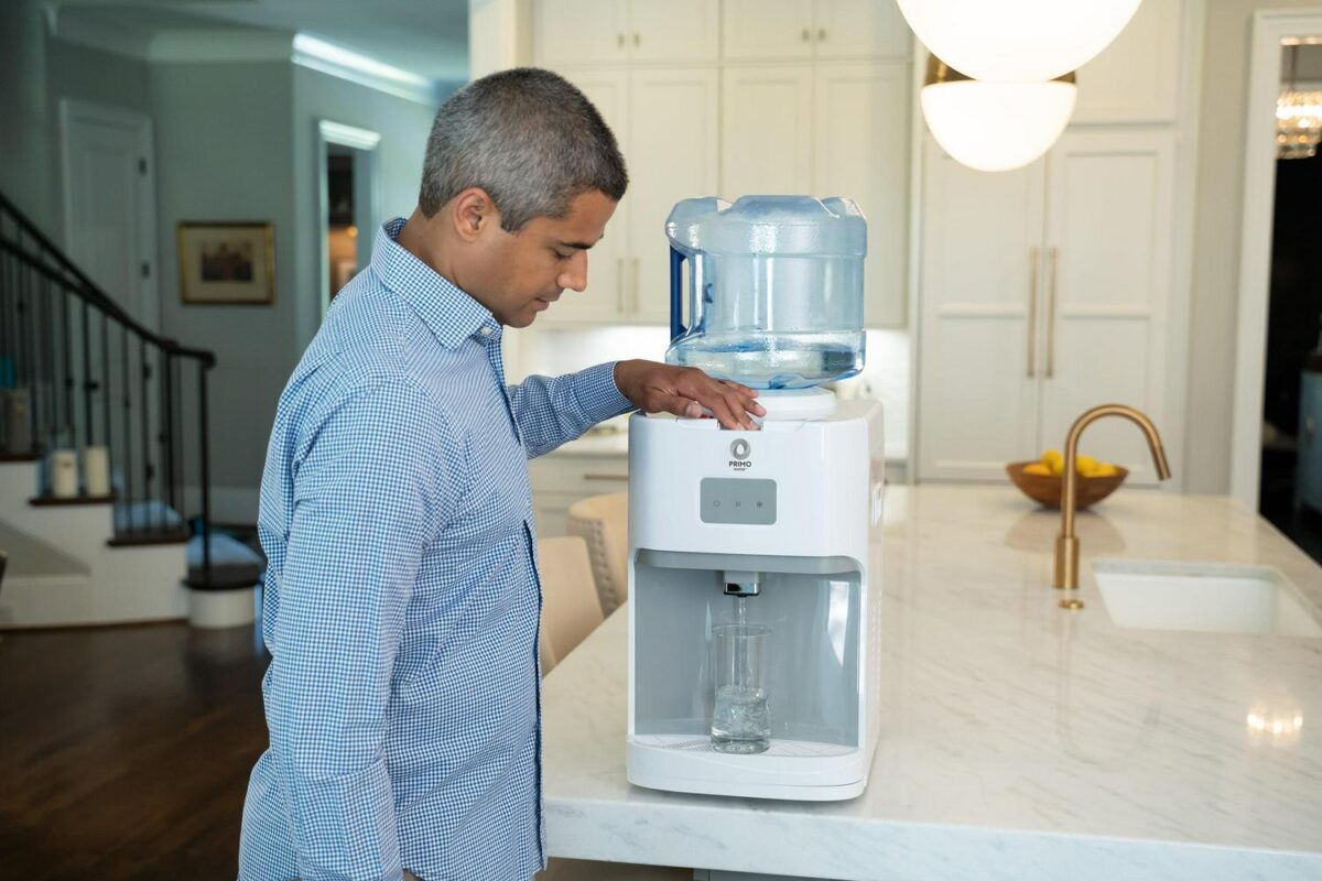 PrimoA Water Deluxe Countertop Water Dispenser Top Loading, Hot/Cold/Cool Temp, 20 inches tall, White - Image 8