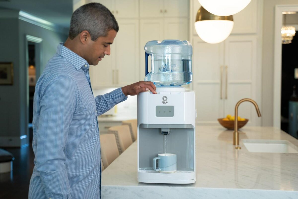 PrimoA Water Deluxe Countertop Water Dispenser Top Loading, Hot/Cold/Cool Temp, 20 inches tall, White - Image 4