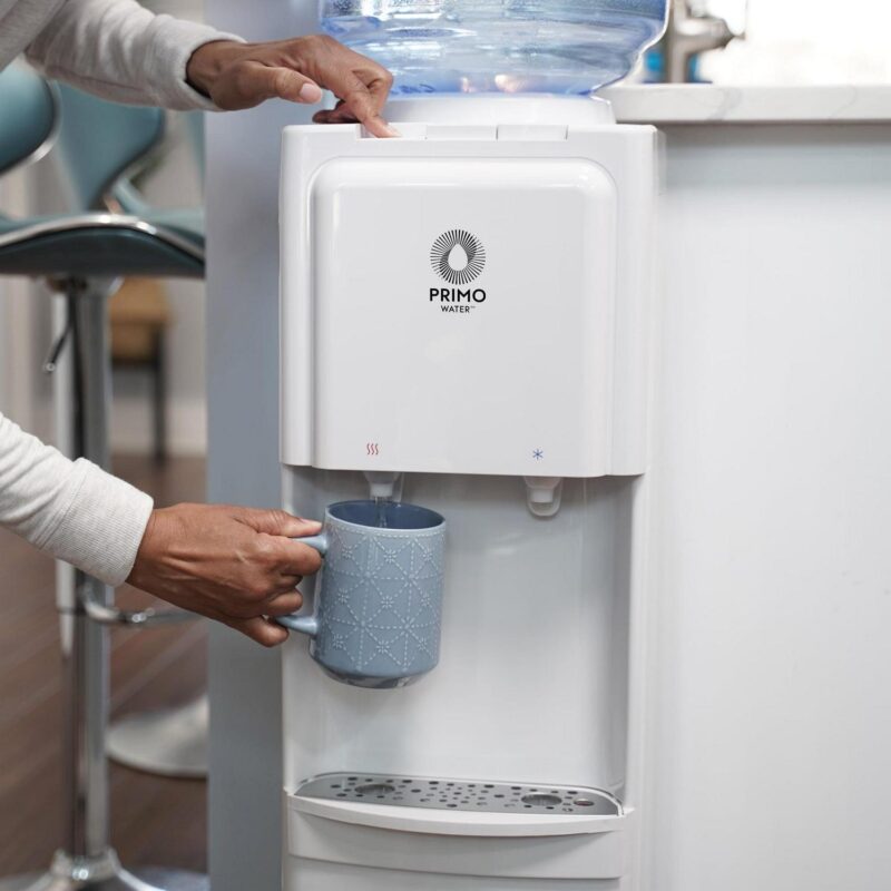 PrimoA Water Dispenser Top Loading 36  Height, Hot and Cold Temperature, White 3 or 5 Gallon Model 601275 - Image 4