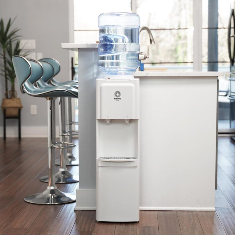 PrimoA Water Dispenser Top Loading 36  Height, Hot and Cold Temperature, White 3 or 5 Gallon Model 601275 - Image 2