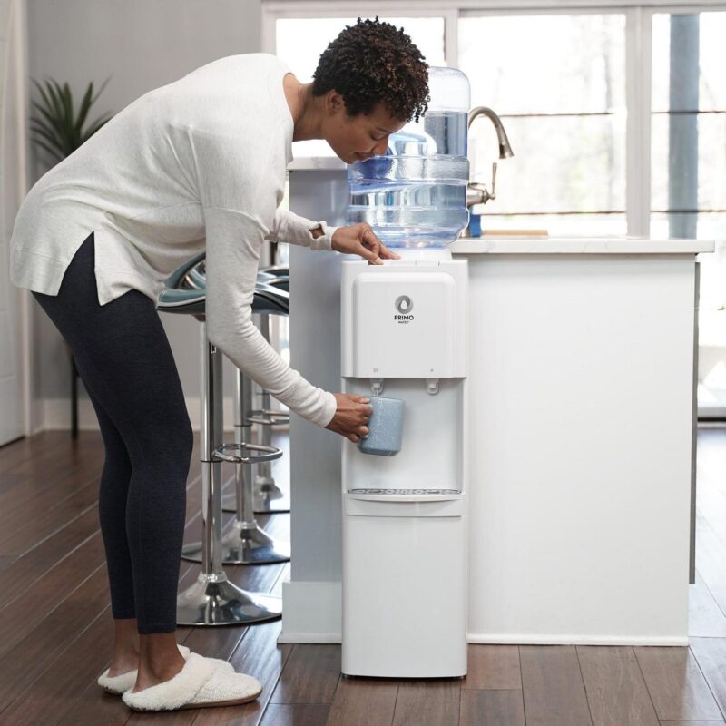 PrimoA Water Dispenser Top Loading 36  Height, Hot and Cold Temperature, White 3 or 5 Gallon Model 601275 - Image 3