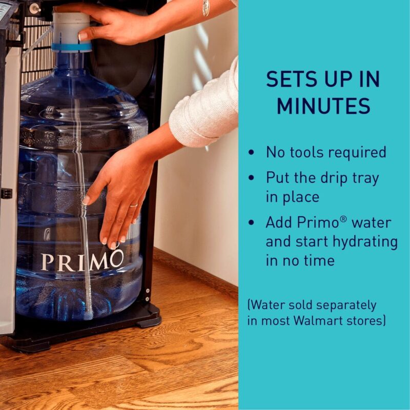 PrimoA Water Htrio Coffee K-Cup Water Dispenser Bottom Loading, Hot/Cold Temperature, Black - Image 4