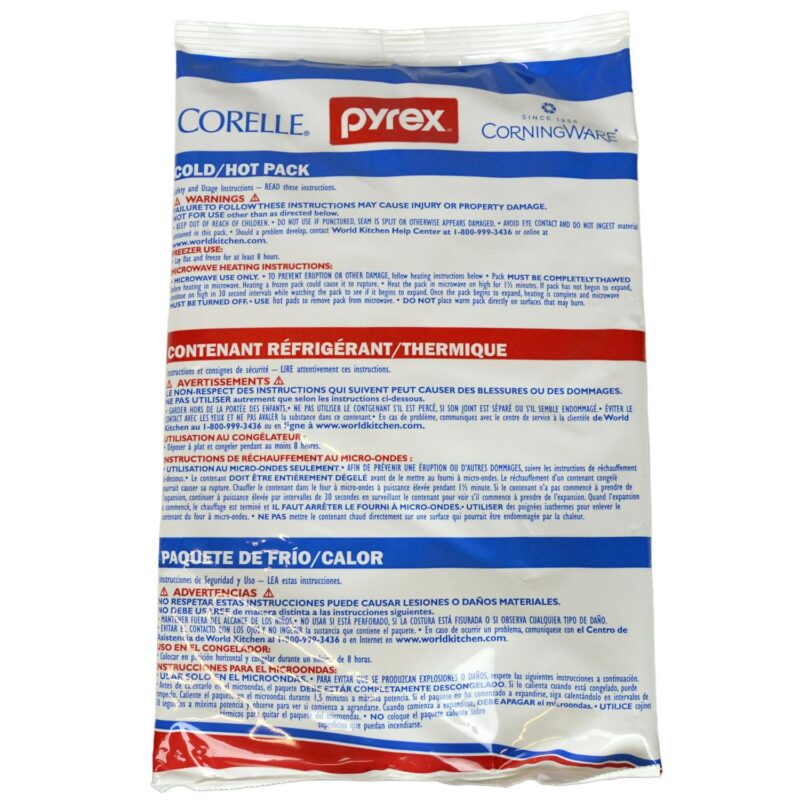 Pyrex 4-Piece Tote Bundle with Bakeware, Red Lid, and Hot/Cold Pack - Image 9