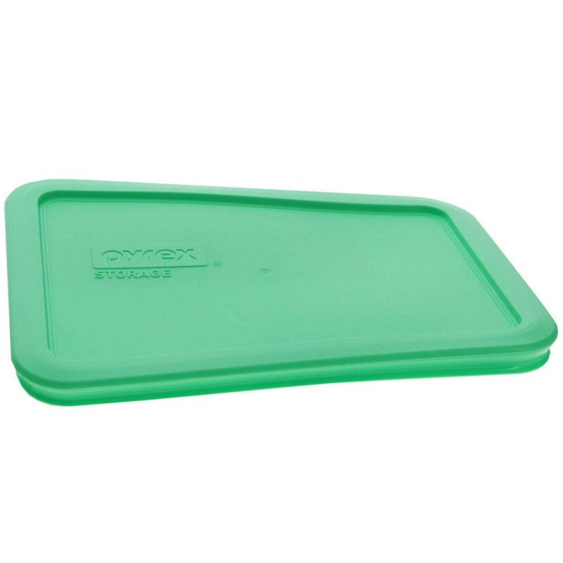 Pyrex 7210 3-Cup Glass Dish with 7210-PC 3-Cup Bright Green Lid (6-Pack) - Image 4