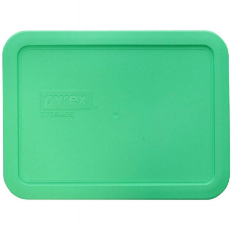 Pyrex 7210 3-Cup Glass Dish with 7210-PC 3-Cup Bright Green Lid (6-Pack) - Image 5