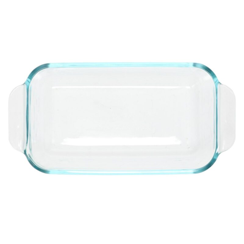 Pyrex Basics 1.5 qt Clear Glass Loaf Food Storage Baking Dish (4-Pack) - Image 2