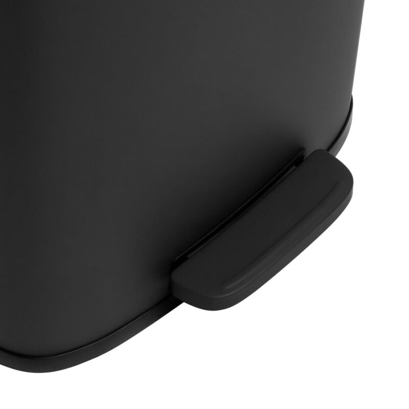 Qualiazero 13.2 Gallon and 3.2 Gallon Trash Can Combo, Rectangular Shape Step Can Combo - Matte Black - Image 8