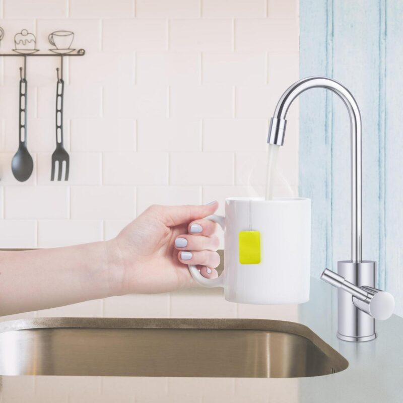 Ready Hot 41-RH-300-F570-BN Digital Kitchen Hot Water Dispenser with Brushed Nickel Single Handle Faucet 1300W - Image 7