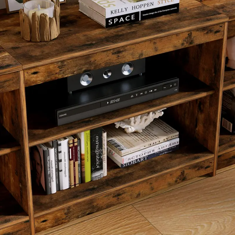 RichYa Modern 78.7''L TV Stand for 70''+TVs, Entertainment Center,Media TV Console Storage for Living Room,Brown - Image 7
