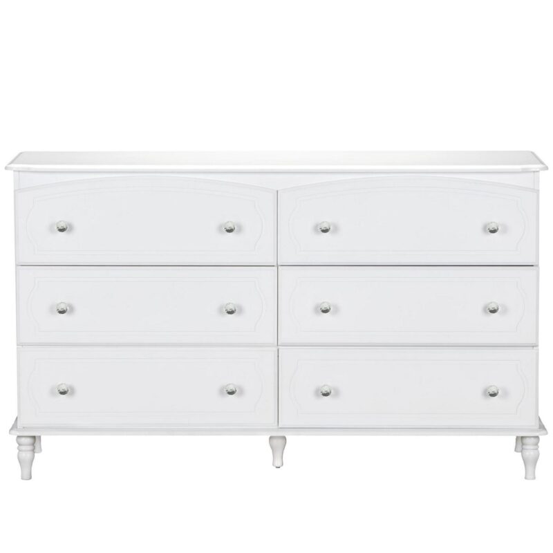 Rowan Valley Laren Kids' White 6 Drawer Dresser