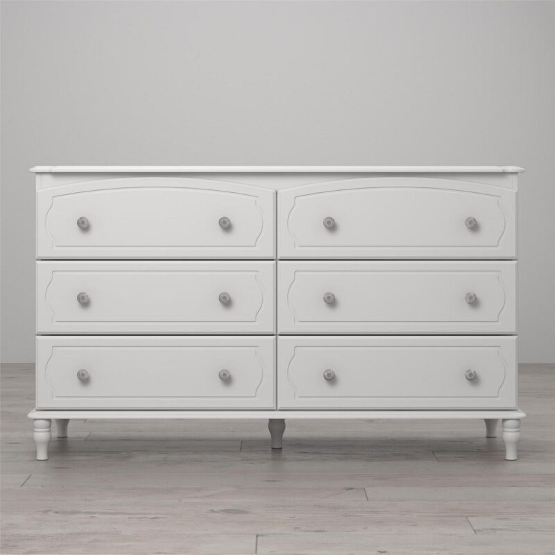Rowan Valley Laren Kids' White 6 Drawer Dresser - Image 4