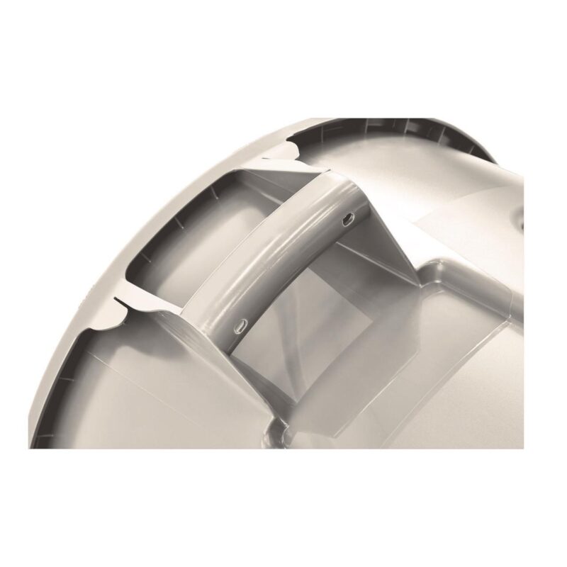 Rubbermaid Commercial Vented Round Brute Container, 20 gal, Plastic, White - Image 3