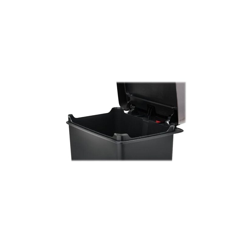 Rubbermaid Premier Series III Indoor Step-On Trash Can with Lid 12.4 Gallon Black (2120983) - Image 3