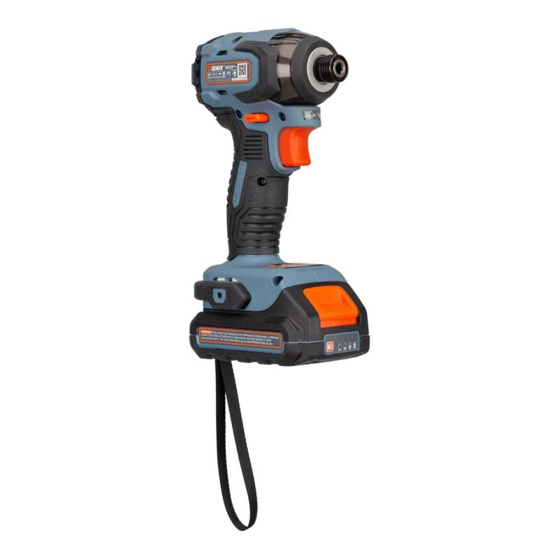 SENIX 20 Volt Max* 2-Tool Cordless Brushless Combo Kit, 1/2-Inch Drill Driver and 1/4-Inch Impact Driver (2 x Batteries, 1 x Charger and Soft Bag Included) S2K2B2-01 - Image 9