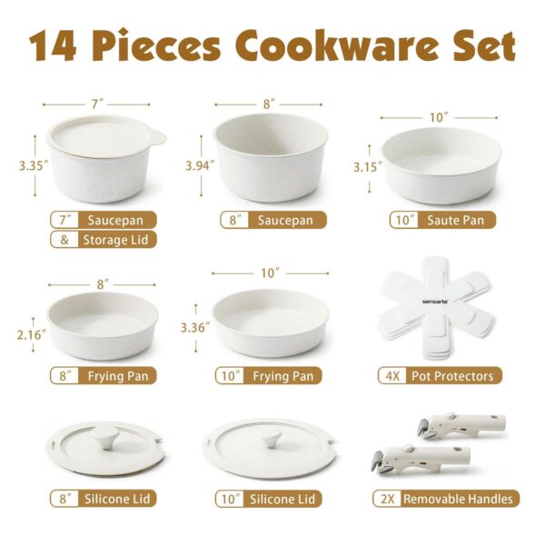 SENSARTE Pots and Pa dc5f4a86ff9e74600bdbc80e562ed30b