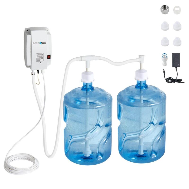 SKYSHALO 2x5 Gallon Bottled Water Dispenser Pump System Water Dispensing Jug Pump