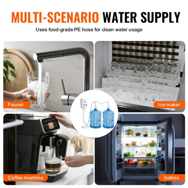 SKYSHALO 2x5 Gallon Bottled Water Dispenser Pump System Water Dispensing Jug Pump - Image 6