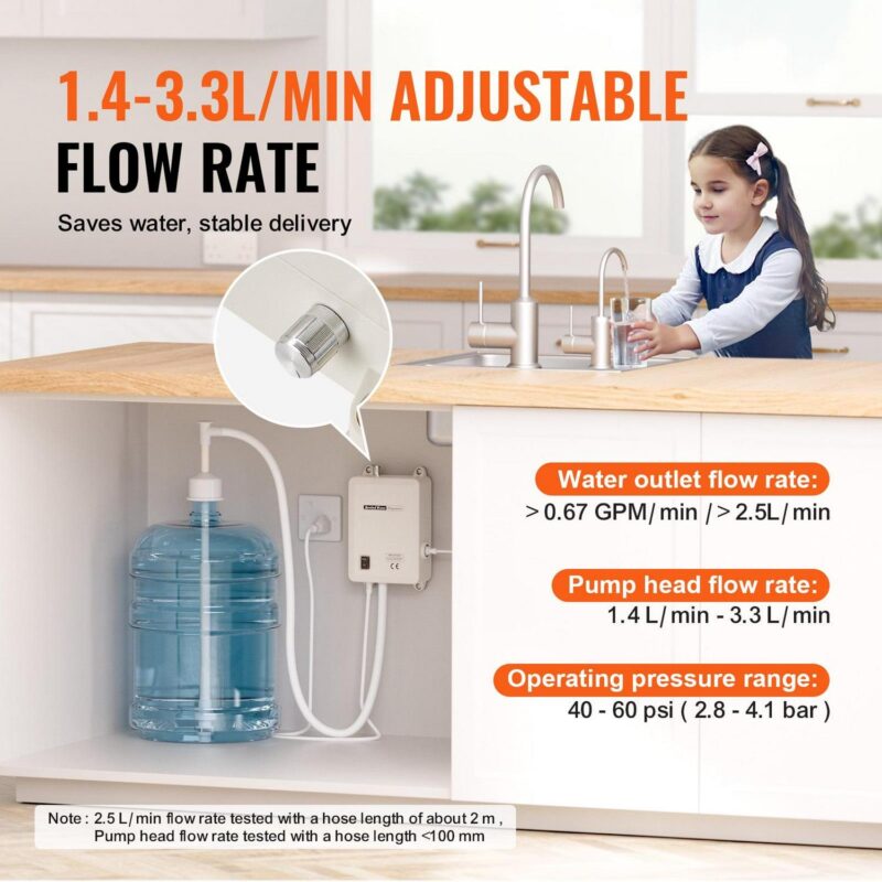 SKYSHALO 5 Gallon Bottled Water Dispenser Pump System Water Dispensing Jug Pump - Image 3