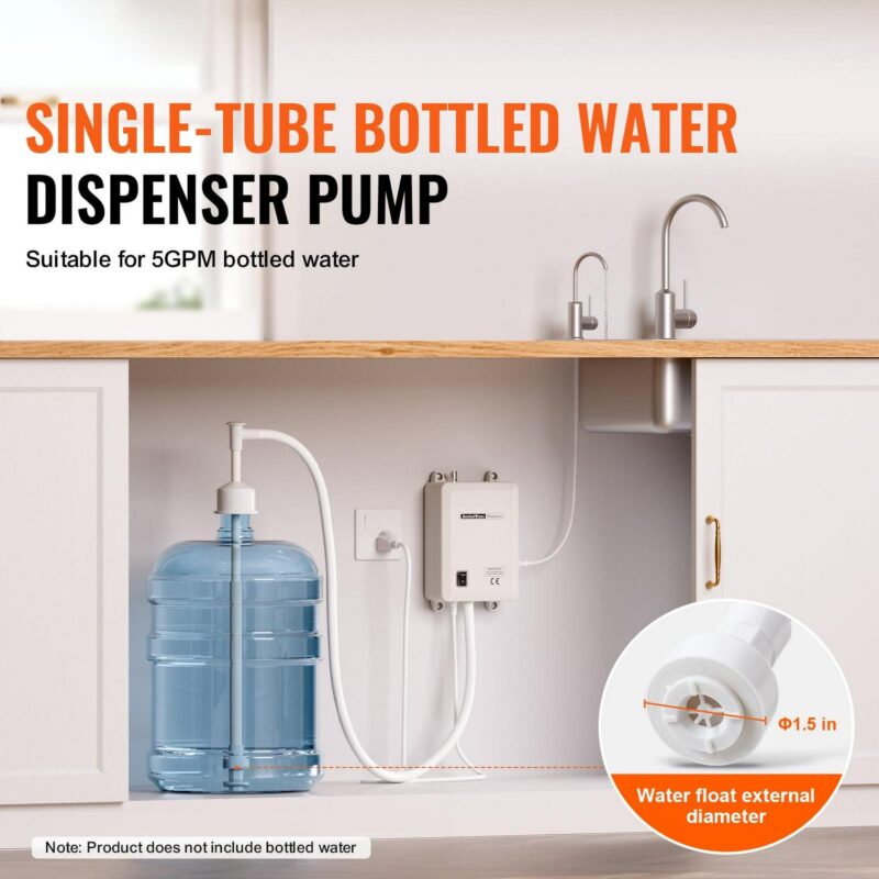 SKYSHALO 5 Gallon Bottled Water Dispenser Pump System Water Dispensing Jug Pump - Image 2