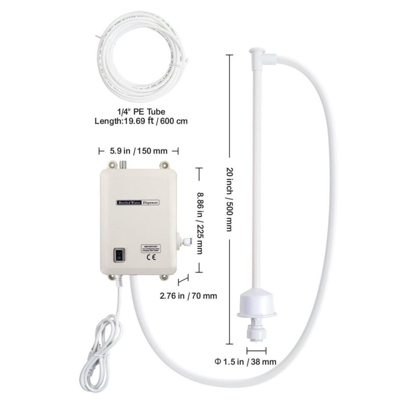 SKYSHALO 5 Gallon Bottled Water Dispenser Pump System Water Dispensing Jug Pump - Image 8