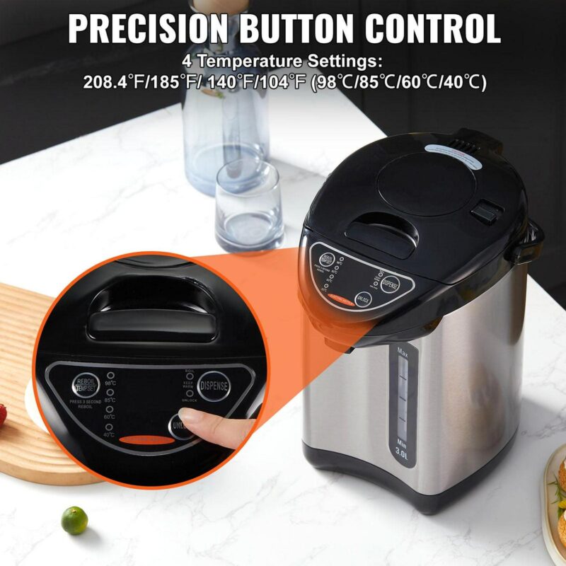 SKYSHALO Instant Hot Water Dispenser 3L/102oz Electric Countertop Water Dispenser - Image 4