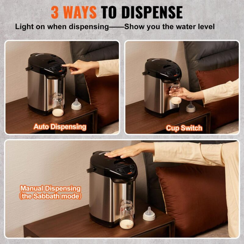 SKYSHALO Instant Hot Water Dispenser 3L/102oz Electric Countertop Water Dispenser - Image 5