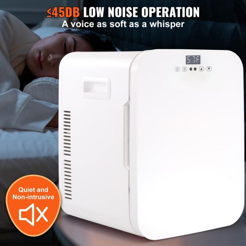 SKYSHALO Mini Refrigerator 20L 22 Cans Skin Care Product Refrigerator AC/DC Mini Cosmetic Makeup Refrigerator - Image 3