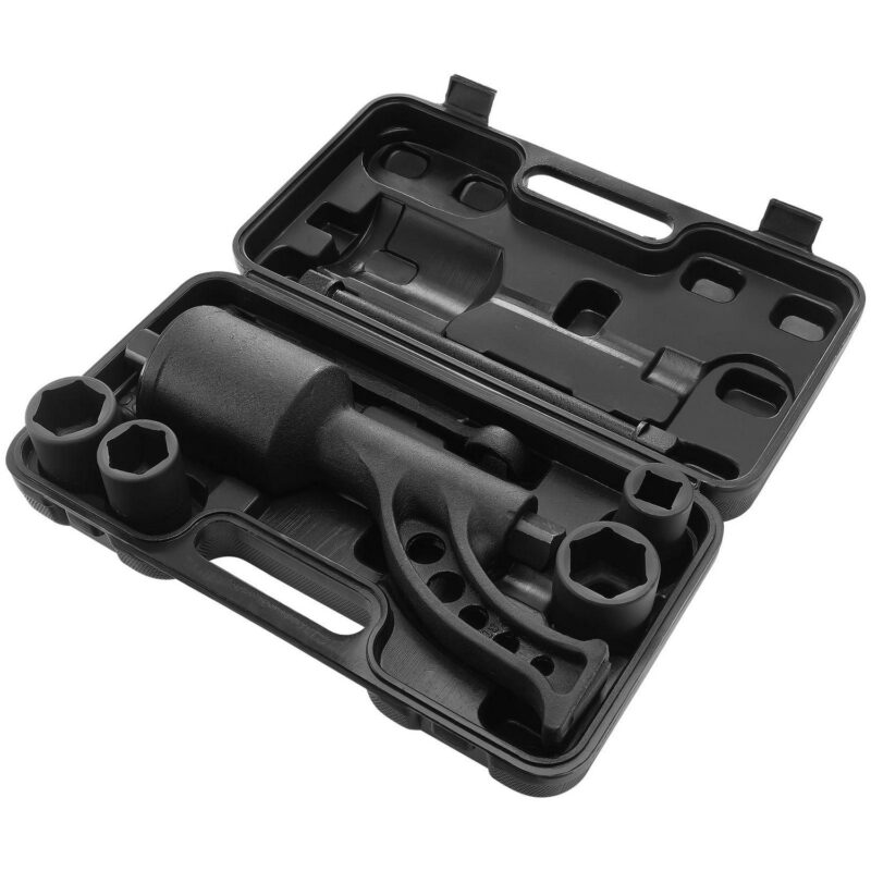 SKYSHALO Torque Wrench, 1  Drive Heavy Duty Torque Multiplier Wrench with 4 Sockets (21-41mm), Drive Lug Nut Wrench/Multiplier Heavy Duty Torque Multiplier Wrench Set, 1:64 6,800N.m Lug Nut Remover - Image 9