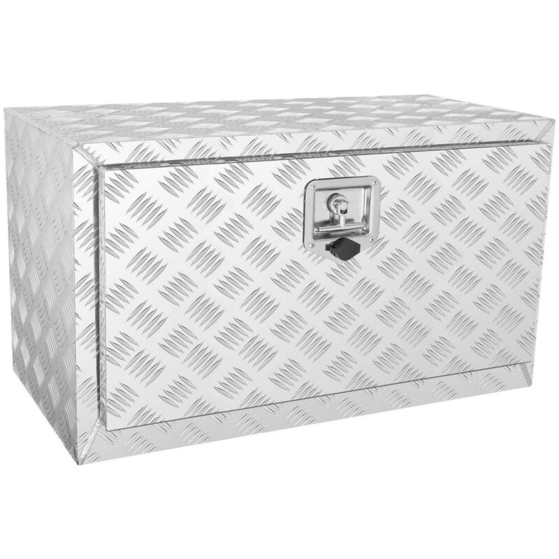 SKYSHALO Underbody Aluminum Truck Tool Box 30  x 14  x 16  Trailer RV Tool Storage - Image 9