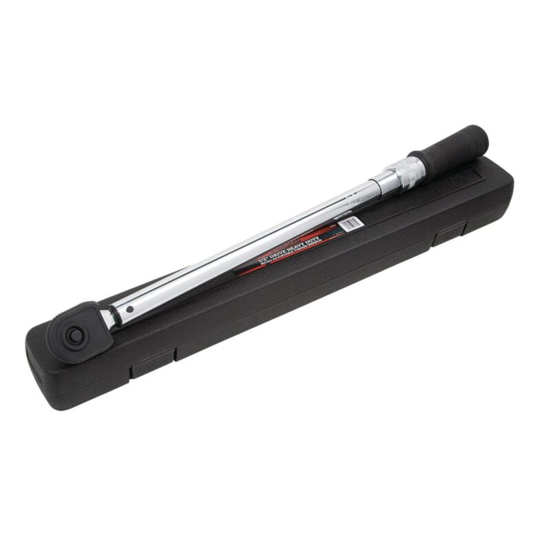 STEELMAN PRO 97034 1/2-Inch Drive Heavy Duty Adjustable Torque Wrench, 30-250 Foot-Pounds