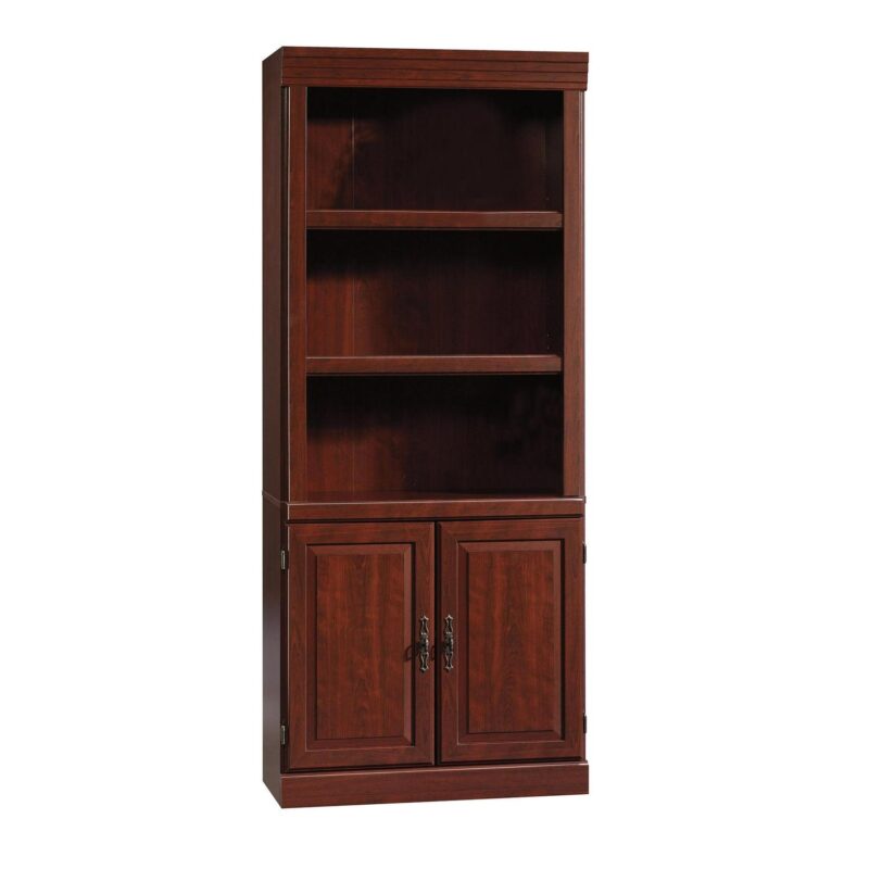 Sauder Heritage Hill Engineered Wood 5-Shelf Bookcase in Classic Cherry - Image 3