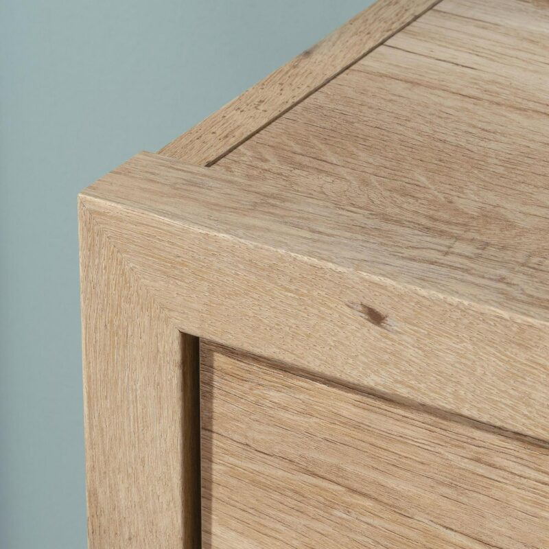 Sauder Pacific View 6-Drawer Bedroom Dresser, Prime Oak Finish - Image 4