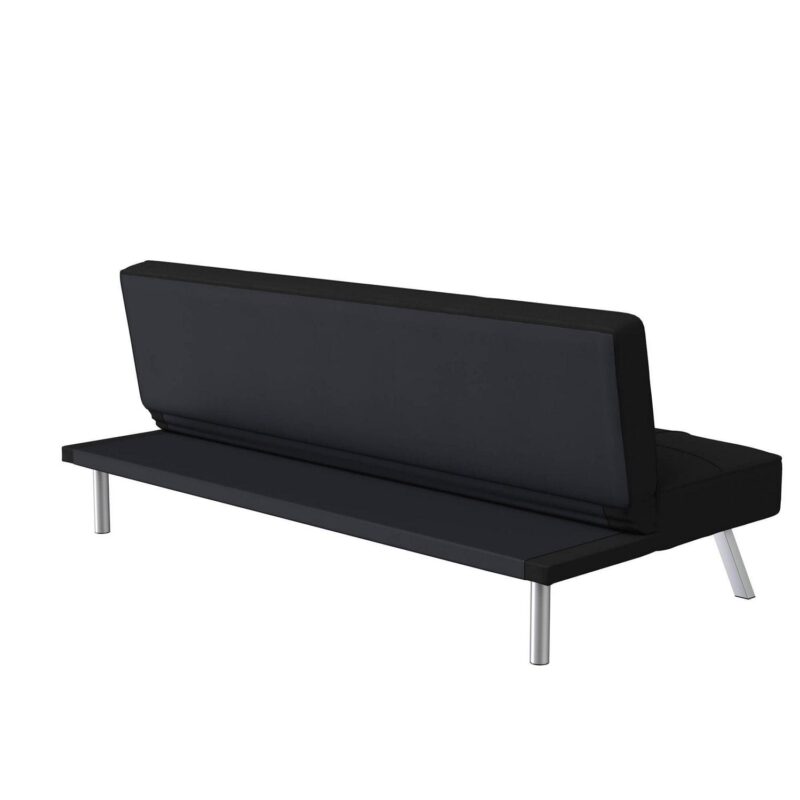 Serta Chelsea Modern Full Futon, Black Fabric - Image 3