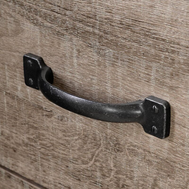 South Shore Tassio Farmhouse 5-Drawers Dresser Weathered Oak - Image 3