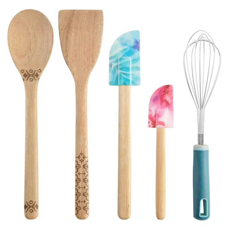 Spice By Tia Mowry 12 Piece Ceramic Crock and Kitchen Tool Set - Image 5