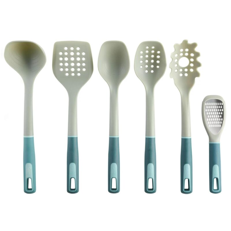 Spice By Tia Mowry 12 Piece Ceramic Crock and Kitchen Tool Set - Image 4