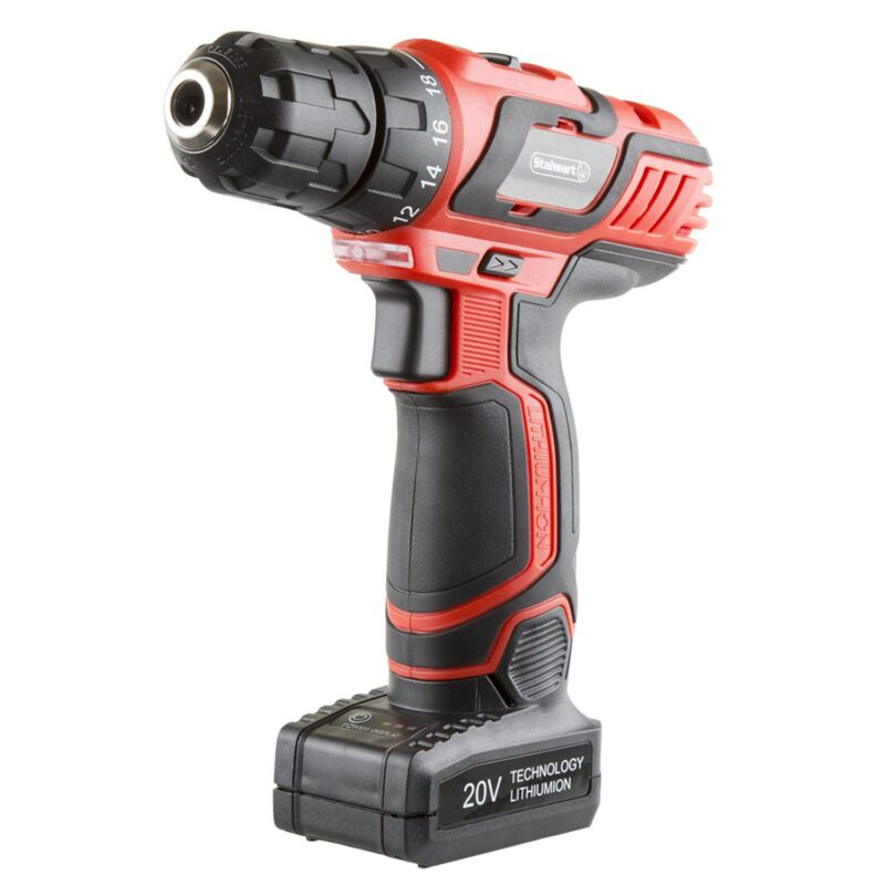 Stalwart 20V Lithium Ion 62 Pc Cordless Drill and Accessory Kit - Image 4