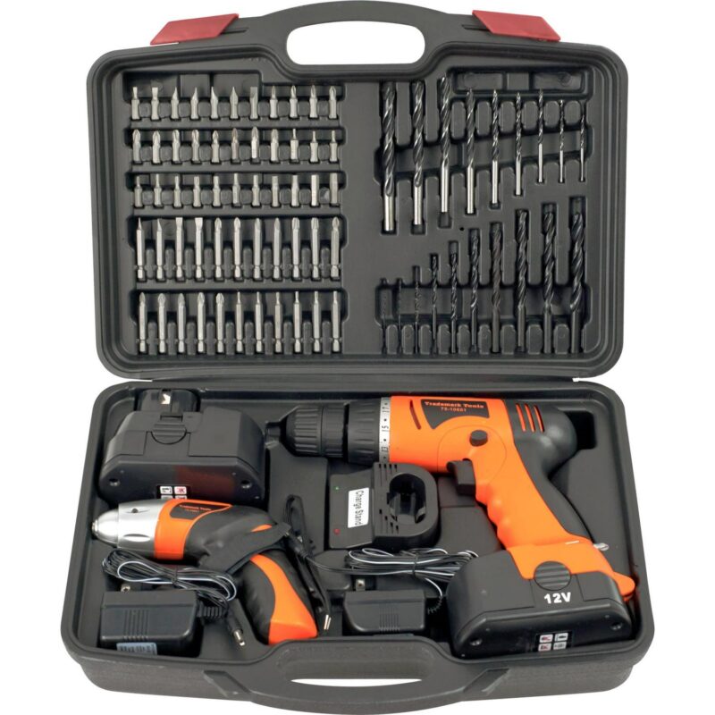 Stalwart Power Tool Sets Cordless Drill and Driver Combo, 74 Piece