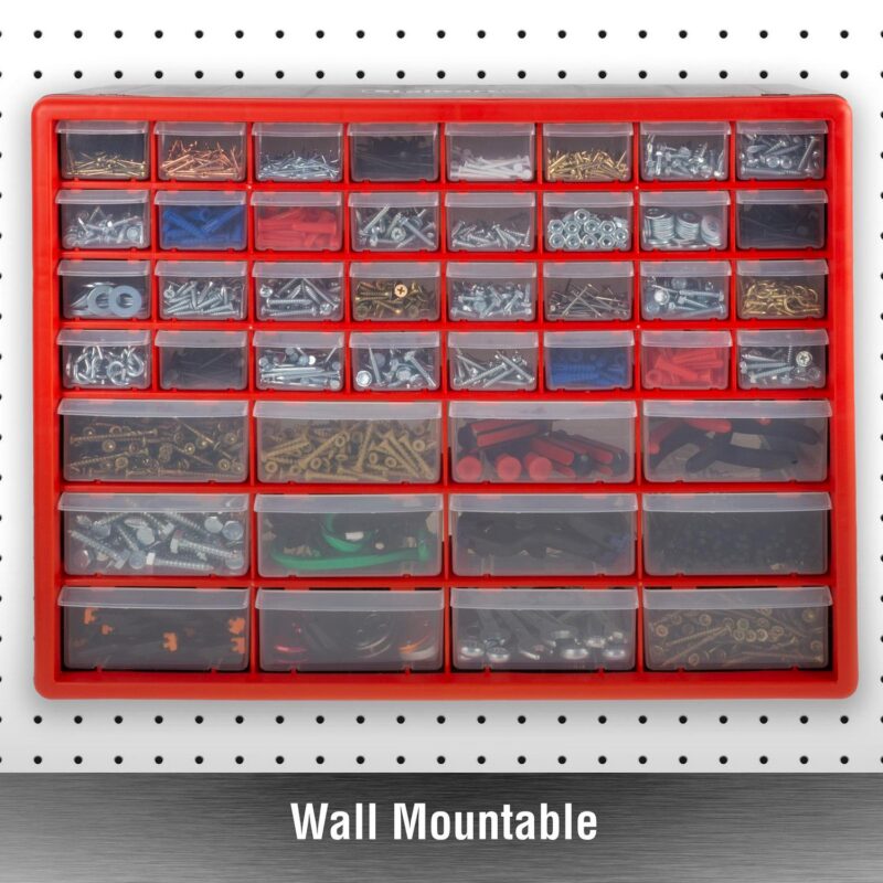 Stalwart Tool Storage Mountable& Durable Organizer(44 Drawers) - Image 3