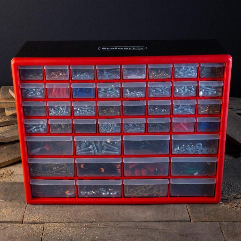 Stalwart Tool Storage Mountable& Durable Organizer(44 Drawers) - Image 2
