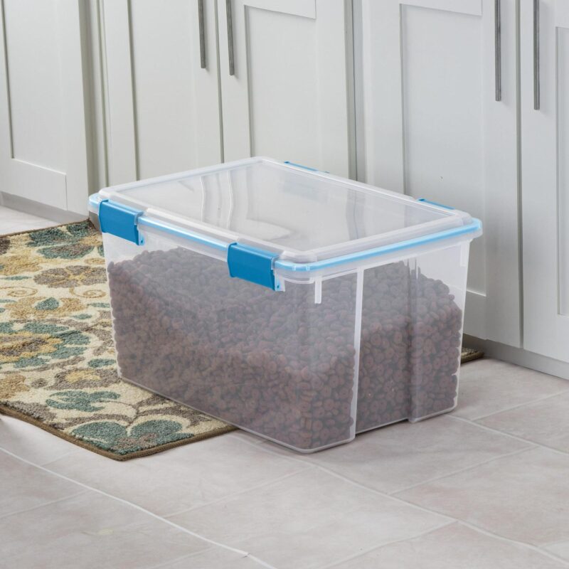 Sterilite 54 Qt. Gasket Box Blue Aquarium Case of 4 - Image 6