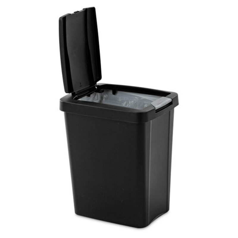 Sterilite 7.5 Gallon TouchTop Wastebasket with Titanium Latch, (12 Pack) - Image 8