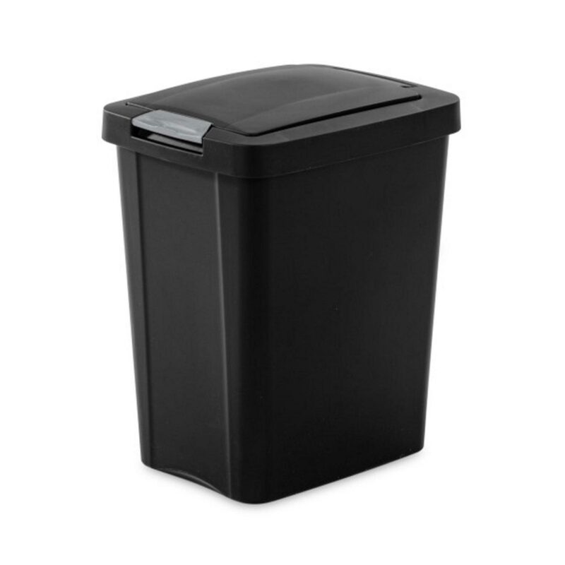 Sterilite 7.5 Gallon TouchTop Wastebasket with Titanium Latch, (12 Pack)