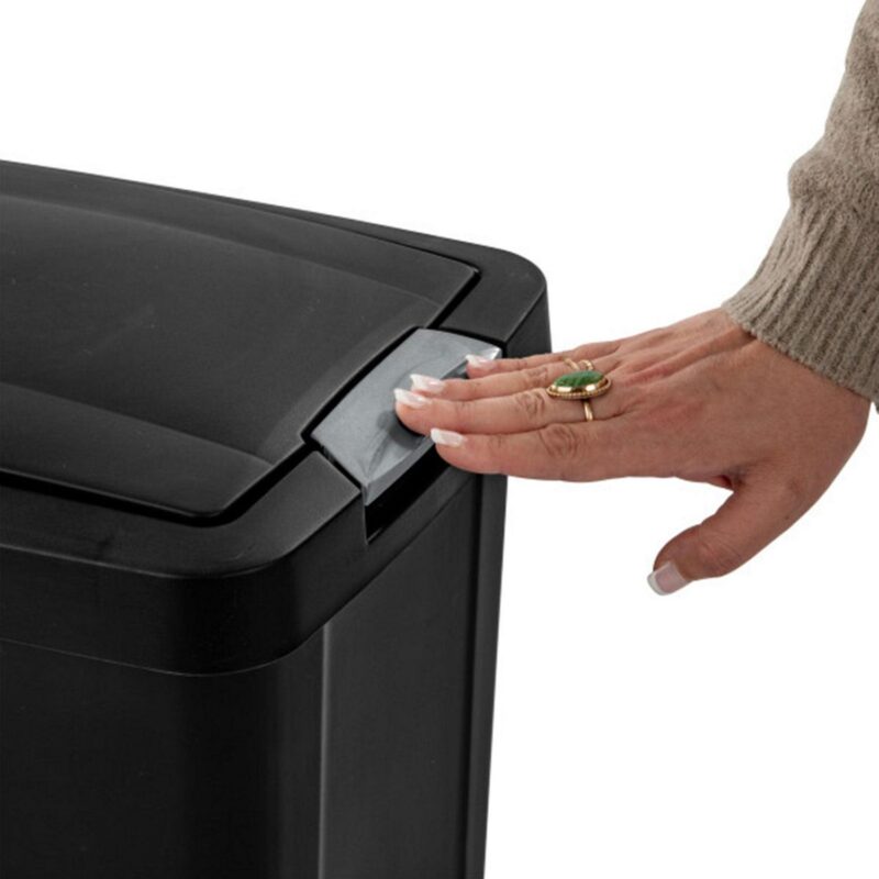 Sterilite 7.5 Gallon TouchTop Wastebasket with Titanium Latch, (12 Pack) - Image 6