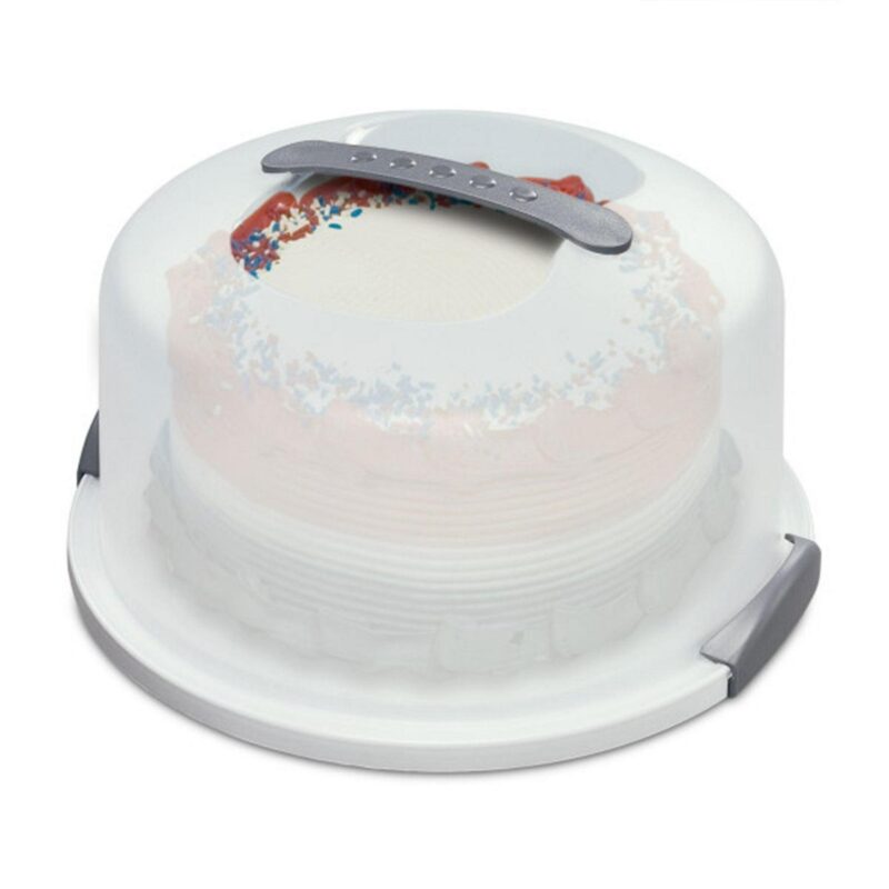 Sterilite Portable Latching Cake Server Carrier Keeper with Handles (8 Pack) - Image 5